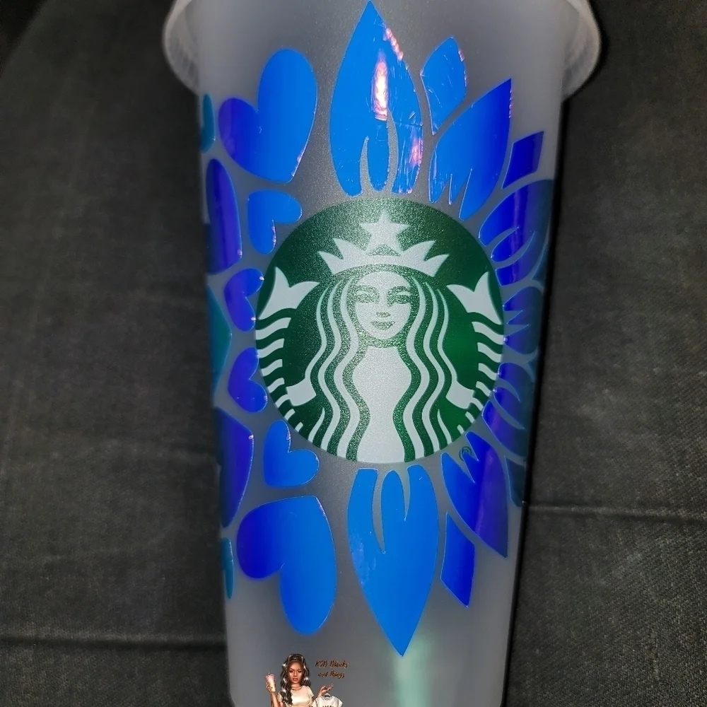 Custom Sunshine and Butterflies Starbucks‎ Cold Cup
